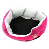 Zinder（TM）ソフトペットの犬の巣子犬猫ベッドフリース暖かいハウスケンネルぬいぐるみマット4色ペット犬用品