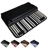 suono スオーノ HHKB Studio キーボードケース ルーフサイズ (ブラック・カーボンストライプ) ハンドメイド 日本製