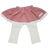 2018年 春物 UZULAND ウズランド エステル布帛×天竺 花レース スカッツ ピンク◇80cm