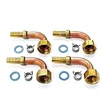 追焚用10A樹脂管用部品セットL型 10×G1/2