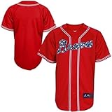 Atlanta BravesマジェスティックMilitary代替Mensレプリカジャージービッグ＆トールサイズ LT