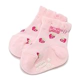 イチゴ柄ソックス ライト ピンク 9-11cm