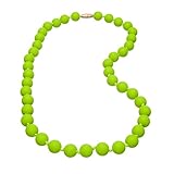 Jelly Strands Kate Baby Teething Necklace Spring Green by Jelly Strands