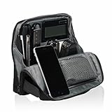 【Amazon.co.jp 限定】コクヨ バッグインバッグ ガジェットポーチ ペンケース 大容量 軽量 自立 ハコビズ プレミアムブラック AMカハ-HB11D