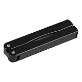 Eboxer　砥石　両面砥石　軽量　小型　持ち運び便利　折り畳み式　工具　キッチン　道具(ブラック)