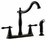 デザインハウスOakmont 2-handleキッチン蛇口with Side Sprayer 523233 1