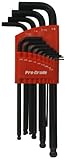 Pro-Grade 85339 Long Arm SAE Hex Key Set, 13-Piece by Pro-Grade