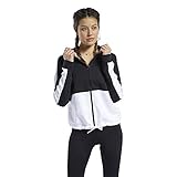 Reebok レディース トレーニングエッセンシャル リニアロゴ フルジップパーカー S ブラック