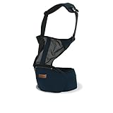 （レーチャミ）le charme 抱っこ紐 新生児 ウエストキャリー メッシュ 片肩タイプ 新生児使える抱っこひも ネイビー