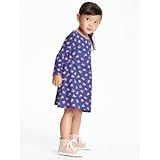 オールドネイビー OLD NAVY/ フローラルプリントジャージドレス スタンニングブルー ワンピース 12～18ヶ月【並行輸入】