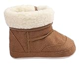 Plus Nao(プラスナオ) 子供用 2Wayムートンブーツ ショートブーツ ミドルブーツ ベビーシューズ もこもこ ふわふわ 折り返し 2Way 保温 防 11cm ダークブラウン