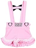 (アースマジック) EARTHMAGIC バックリボンロゴサロペット 100cm ペールピンク