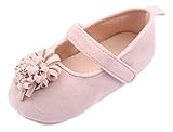 (ビグッド)Bigood 可愛い 赤ちゃん ベビー靴 女の子 子供靴 プリンセス フォーマル フラット ルームシューズ 出産祝い 結婚式 無地 シンプル 13cm 杏色