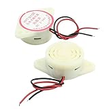 uxcell 電子ブザー　電子拡声器　非連続音　HYT-3015B　DC3-24V　80dB 2個入れ