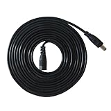 Liwinting 3mDC延長ケーブル DC/AC電源延長ケーブル 2.1mm x 5.5mm電源アダプタACケーブル DCアダプタ延長ケーブル ACジャック DCプラグ DCオス - メスコネクタ