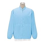 工場用白衣/ユニフォーム 【男女兼用 Sサイズ/サックス】 インナーネット付 ポケット無し 『workfriend』 SKA300 スポーツ レジャー DIY 工具 作業着 top1-ds-18792
