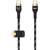 【ミッキー＆フレンズ】Belkin USB-C to USB-C 編組シリコン ケーブル MacBook/iPad mini/iPad Pro/iPad Air/Galaxy/Androidスマートフォン対応 急速充電 PD対応 超高耐久 2メートル