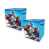 Marvel Avengers 2 Piece Collapsible Storage Cubes [並行輸入品]