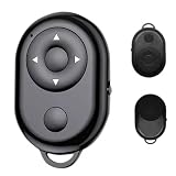 ワイヤレス メディアボタン スマートフォン用 forbluetoothカメラシャッター リモート 万能リモコン ページの上下 音量の増減 写真とビデオの撮影 再生 一時停止 巻き戻し 携帯電話コントローラー foriPhone/forAndroid スマホ&タブレット用 長時間駆動 軽量設計