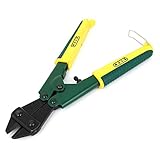 uxcell ミニボルトカッター 20×6×1.5cm イエロー グリーン ブラック メタル