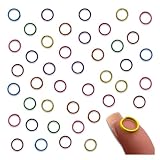 ファイ二エ 二重丸カン 8ｍｍ 丸カン カラフル ミックス 200個 基礎パーツ 接続金具 金具 アクセサリー ハンドメイド パーツ BD4159