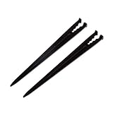 GRALARA100pcs　 65721　 6インチ　点滴灌漑　プラスチック　チューブステーク　点滴ヘッド保持　ガーデニングツール　散水用具