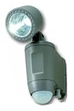 IQジャパン バッテリーLEDセンサライト  超高輝度1WLED1灯タイプ LB-1(シルバーグレイ)