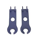 KKmoon 2本入り MC4 ソーラーパネル コネクタ用 スパナ レンチ ソーラーコネクタレンチ ABS プラスチック 接続用