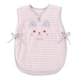 (チャックル) chuckle お顔アニマルボーダー 中綿入りスリーパー パープル 50-90cm P9052-00-80