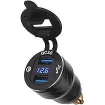 Amazon.co.jp: zmart オートバイ USB 充電器 DIN Hella ソケット