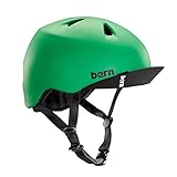 ヘルメット 子供用 bern nino（ニーノ） s-m MATTE KELLY GREEN VISOR