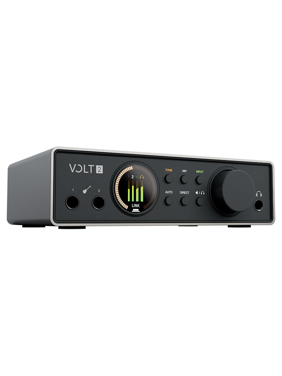 Universal Audio Volt 2 Gen 2 国内正規品 USBオーディオインターフェース 2in/2out 32-bit/192kHz トーンシェイピング機能 ループバック対応 USBバスパワー 2チャンネル入力 DTM レコーディング