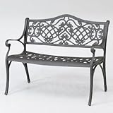 ガーデンベンチ アルミ鋳物ベンチ イングリッシュガーデンベンチ 幅1035mm