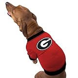 ペット最初Georgia Bulldogs Dog TeeシャツXtra Small XS レッド
