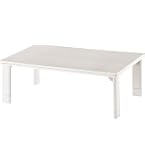 Amazon.co.jp: こたつテーブル 長方形 コペルタ ホワイト 約75×105cm