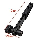 Refaxi ミニラピッドラチェットレンチ1/4インチスクリュードライバロッド6.35cm - クイックソケットレンチツール