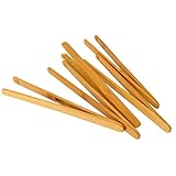 Fenteer 竹製　ピンセット　庭園　園芸　静電気防止　マイクロ風景　ホーム　柔軟　ガーデン　軽量　　ツール　５個