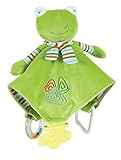Stephan Baby Ultra Soft Plush Chewbie Activity Toy and Teething Blankie, Fred the Frog, Green by Ste