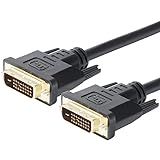DVIケーブル DVI-D 24+1 デュアルリンクケーブル（デジタル） フェライトコア付き 24ピン オス-オス 金メッキ端子 3M