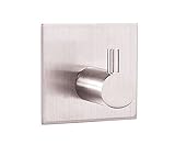 nelxulasステンレススチール3 M粘着フック、NO、さび、Aesthetics Great for Bath部屋継手、部屋、寝室、リビングルーム、シャワールーム、4のセット Gorgeous シ