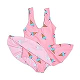 PER 水着 キッズ 子供用 女の子　ベビー ガールズ ワンピース 海水浴 ビーチ プール　可愛い　ピンク　ファッション
