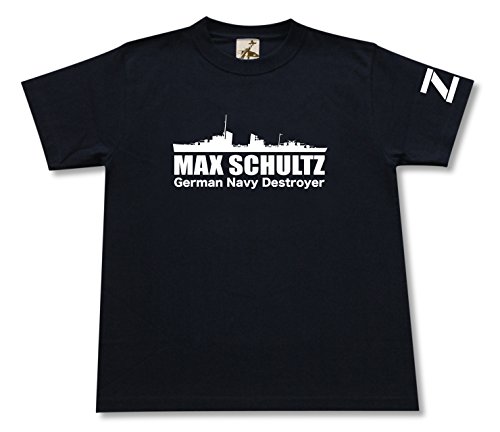 （ギガント） GIGANT 駆逐艦 マックスシュルツ Z3 Tシャツ ブラック XL