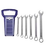 Biuuu 6個8-17ミリメートル二重使用ラチェットラチェットレンチクイックスパナ修復ハンドツール