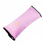 クェルサ（Crusar）ふかふかシートベルトパッド　シートベルトカバー シートベルト枕　子供安眠用柔らかい枕　首への負担を軽減　車内泊 車中泊 旅行　ピンク [並行輸入品]