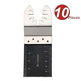 WINGONEER 10pcミックスソーウッドバイメタルプレシジョンパック振動マルチツールクイックリリースソーブレード