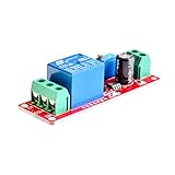 Merssavo 2X DC 12V NE555遅延リレーモジュール時間遅延スイッチ遅延調整可能0～10秒