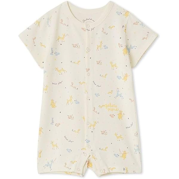 Amazon.co.jp: [ジェラート ピケ] BABYトイプードル柄ロンパース