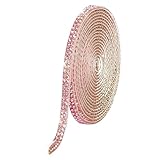 ラインストーンテープ 自粘着 キラキラ デコシール 幅4.5mm 2列 ピンク 長さ90cm DIY用 多列 幅4.5mm〜18mm NANDELMO ND-0180-R04-PK-4.5mm-2L