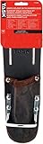 Task Tools T77287 Tradesperson's Leather Utility Knife Holder with Hammer Ring [並行輸入品]