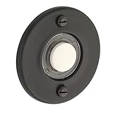 Baldwin 4851190 Round Bell Button, Black [並行輸入品]
